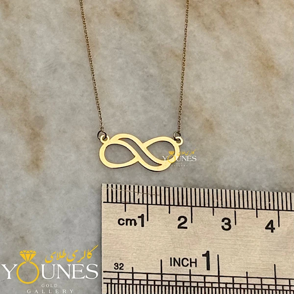 گردنبند بینهایت عشق طلا